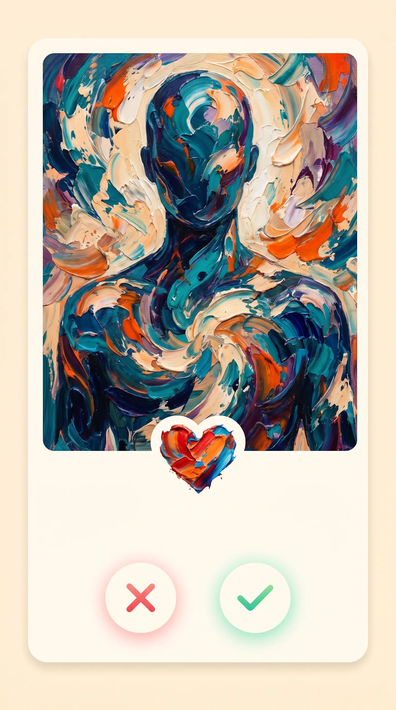 AlignHeart screen — discovering an aligned profile